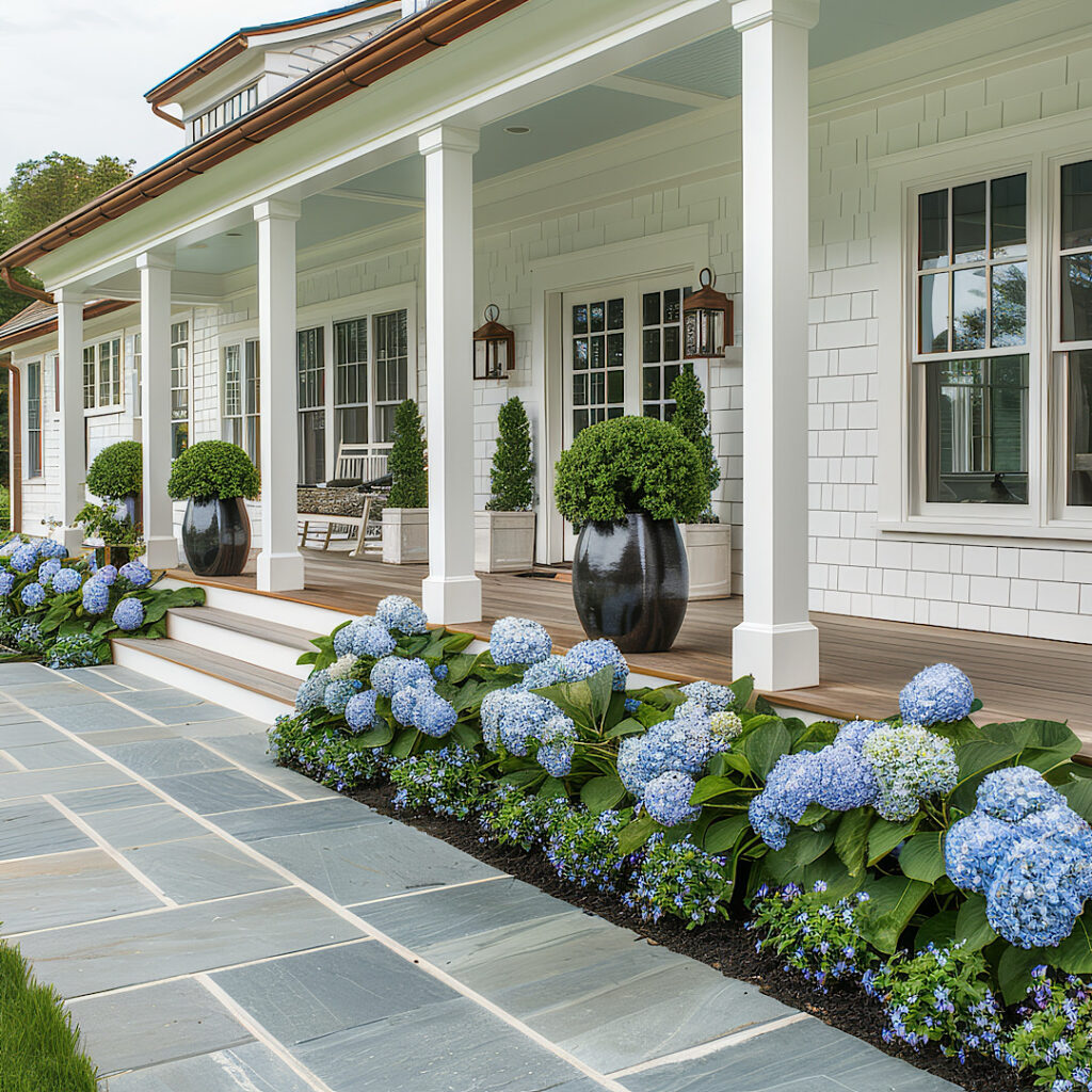 A landscaped yard for new homeowners in Castle Rock, CO