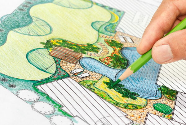 How to Landscape Around a New Construction Home 4 Landscape architect design backyard plan for villa in Castle Rock, CO